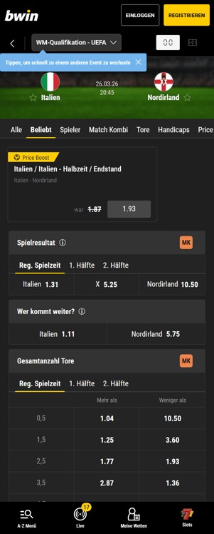 Bwin Mobile App